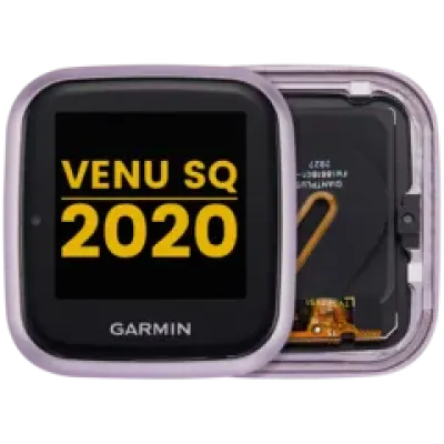 Дисплейний модуль з рамкою для Garmin Venu SQ (2020) (LCD) (Premium) (Orchid)