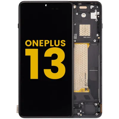 Дисплейний модуль з рамкою для OnePlus 13 (OLED) (Refurbished) (Black Eclipse)