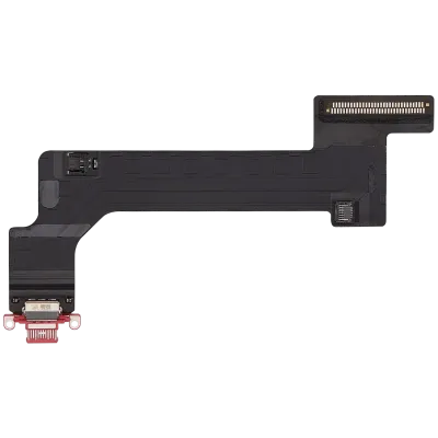 Charging Port Flex Cable For iPad 10 (2022) (Cellular) (Used OEM Pull: Grade A) (Pink)