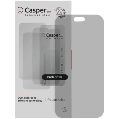 Загартоване скло Casper Pro для iPhone 18 Pro (10 шт) (Matte)