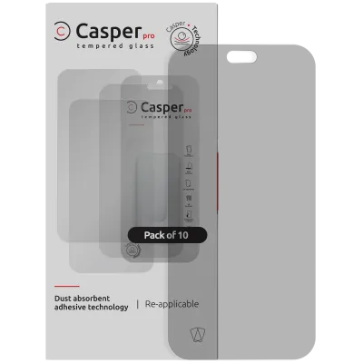 Загартоване скло Casper Pro для iPhone 18 Pro Max (10 шт) (Matte)