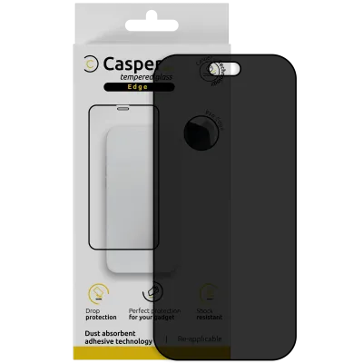 Casper Pro Edge загартоване скло для iPhone 18 Pro (Retail Packaging) (Privacy)