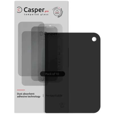 Загартоване скло Casper Pro для iPhone Duo (10 шт) (Privacy)