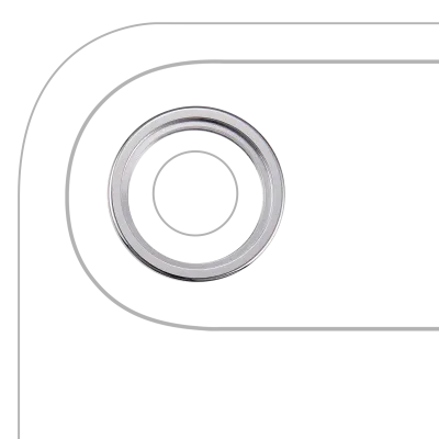 Back Camera Bezel Ring Only For iPhone Air (Cloud White) (10 Pack)