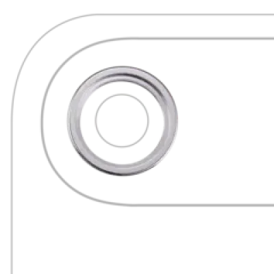 Рамка основної камери для iPhone Air (Cloud White) (10 шт)