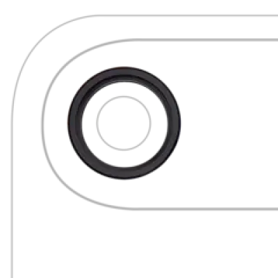Рамка основної камери для iPhone Air (Space Black)
