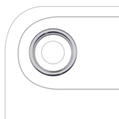 Рамка основної камери для iPhone Air (Sky Blue) (10 шт)