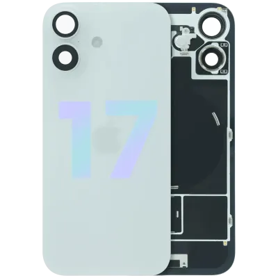 Заднє скло з магнітом MagSafe і NFC для iPhone 17 (Service Pack) (білий)