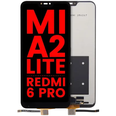 Дисплейний модуль (LCD) для Xiaomi Mi A2 Lite / Redmi 6 Pro (Without Frame) (Aftermarket Plus) (всі кольори)