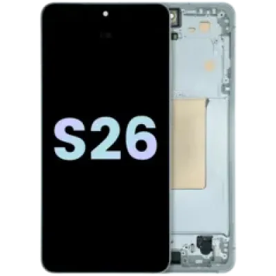 Дисплейний модуль (OLED) з рамкою для Samsung Galaxy S26 5G (Service Pack) (білий)