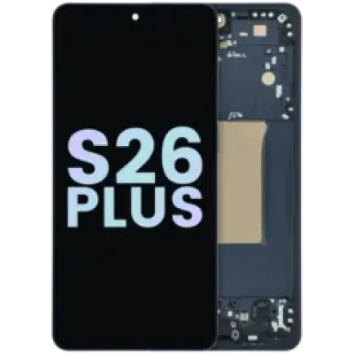 Дисплейний модуль (OLED) з рамкою для Samsung Galaxy S26 Plus 5G (Service Pack) (чорний)