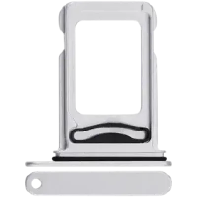 Лоток подвійної SIM для iPhone 16e / 17e (білий)