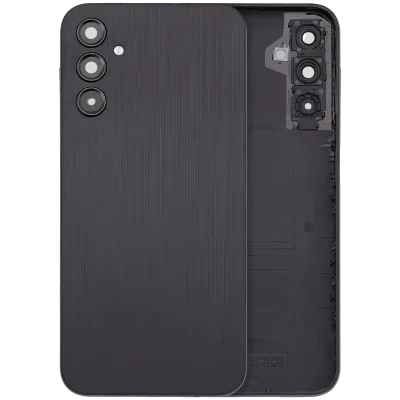 Задня кришка зі склом камери для Samsung Galaxy A14 4G (A145 / 2023) (No Logo) (Aftermarket Plus) (чорний)