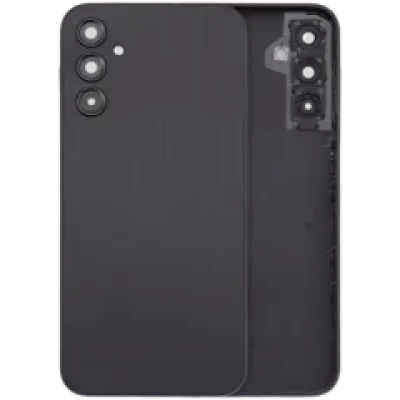 Задня кришка зі склом камери для Samsung Galaxy A14 4G (A145 / 2023) (No Logo) (Aftermarket Plus) (чорний)