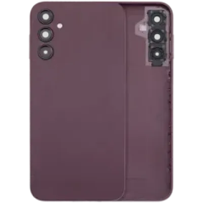 Задня кришка зі склом камери для Samsung Galaxy A14 4G (A145 / 2023) (No Logo) (Aftermarket Plus) (темно-червоний)