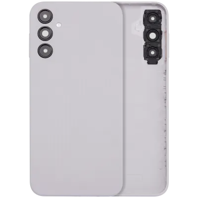 Задня кришка зі склом камери для Samsung Galaxy A14 4G (A145 / 2023) (No Logo) (Aftermarket Plus) (сріблястий)