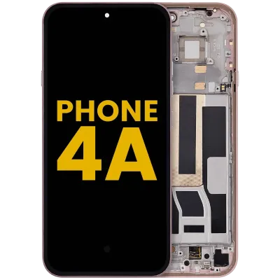 OLED Assembly With Frame For Nothing Phone (4a) (Refurbished) (Pink)