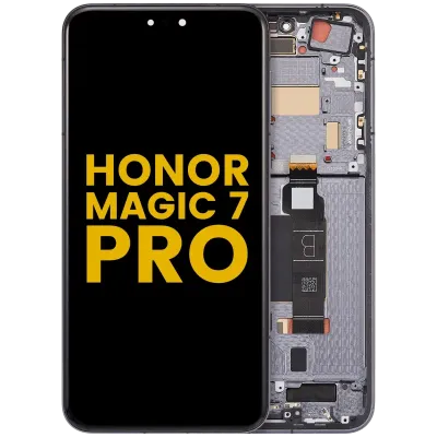 OLED Assembly With Frame For Honor Magic 7 Pro (Refurbished) (Black)