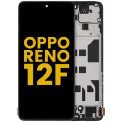 Дисплейний модуль (OLED) з рамкою для Oppo Reno12 F 4G / Reno12 F 5G / F27 (Refurbished) (Всі кольори)