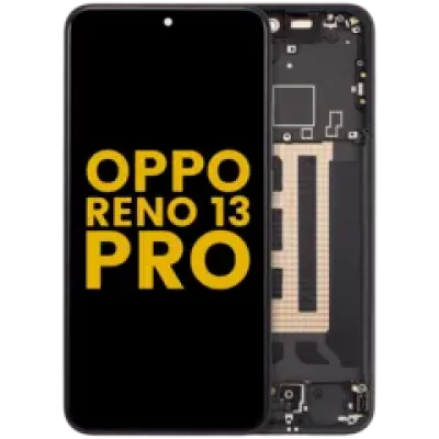 Дисплейний модуль (OLED) з рамкою для Oppo Reno 13 Pro (Refurbished) (Graphite Grey)