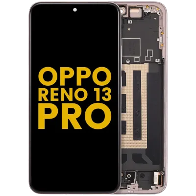 OLED Assembly With Frame For Oppo Reno 13 Pro (Refurbished) (Pink)