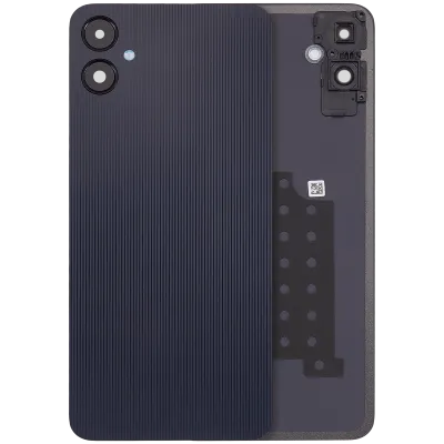Задня кришка зі склом камери для Samsung Galaxy A05 4G (A055 / 2023) (No Logo) (Aftermarket Plus) (чорний)