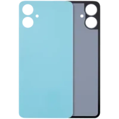 Задня кришка зі склом камери для Samsung Galaxy A06 4G (A065 / 2024) (No Logo) (Aftermarket Plus) (синій)