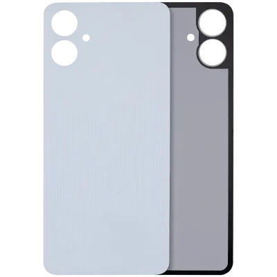 Задня кришка зі склом камери для Samsung Galaxy A06 4G (A065 / 2024) (No Logo) (Aftermarket Plus) (білий)