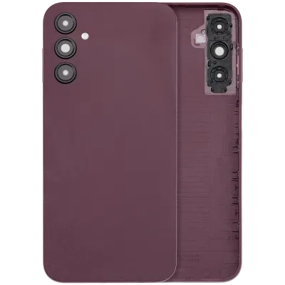 Задня кришка зі склом камери для Samsung Galaxy A14 5G (A146 / 2023) (No Logo) (Aftermarket Plus) (темно-червоний)