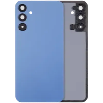 Задня кришка зі склом камери для Samsung Galaxy A15 5G (A156 / 2023) (No Logo) (Aftermarket Plus) (Optimistic Blue)