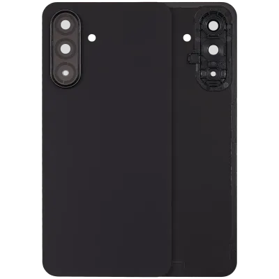 Задня кришка зі склом камери для Samsung Galaxy A17 5G (A176 / 2025) / A17 4G (A175 / 2025) (No Logo) (Aftermarket Plus) (чорний)
