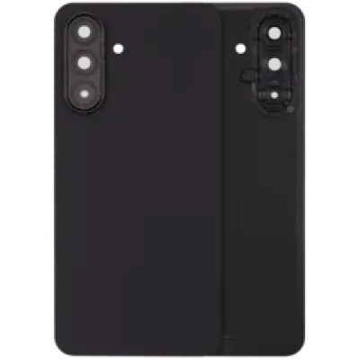 Задня кришка зі склом камери для Samsung Galaxy A17 5G (A176 / 2025) / A17 4G (A175 / 2025) (No Logo) (Aftermarket Plus) (чорний)