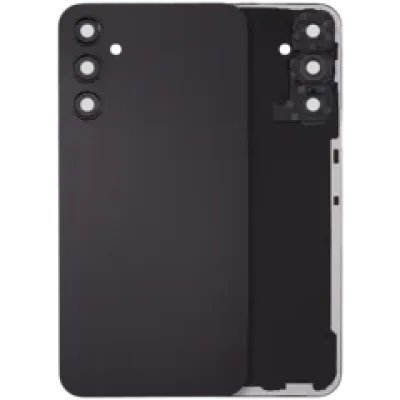 Задня кришка зі склом камери для Samsung Galaxy A24 4G (A245 / 2023) (No Logo) (Aftermarket Plus) (чорний)
