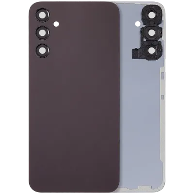 Задня кришка зі склом камери для Samsung Galaxy A24 (A245 / 2023) (No Logo) (Aftermarket Plus) (темно-червоний)