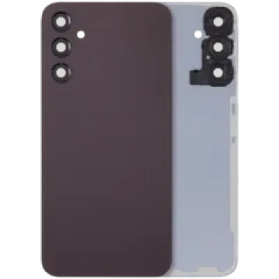 Задня кришка зі склом камери для Samsung Galaxy A24 (A245 / 2023) (No Logo) (Aftermarket Plus) (темно-червоний)