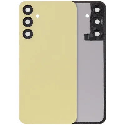 Задня кришка зі склом камери для Samsung Galaxy A25 5G (A256 / 2023) (No Logo) (Aftermarket Plus) (Personality Yellow)