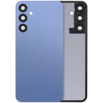 Задня кришка зі склом камери для Samsung Galaxy A25 5G (A256 / 2023) (No Logo) (Aftermarket Plus) (Optimistic Blue)