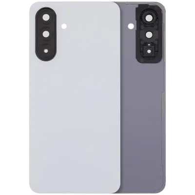 Back Cover Glass With Camera Lens For Samsung Galaxy A26 5G (A266 / 2025) (No Logo) (Aftermarket Plus) (White)