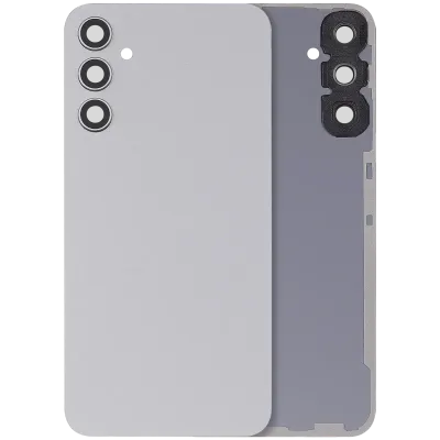 Задня кришка зі склом камери для Samsung Galaxy A34 5G (A346 / 2023) (No Logo) (Aftermarket Plus) (сріблястий)