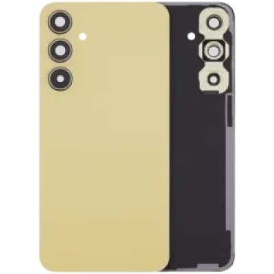 Задня кришка зі склом камери для Samsung Galaxy A35 5G (A356 / 2024) (No Logo) (Aftermarket Plus) (Lemon)