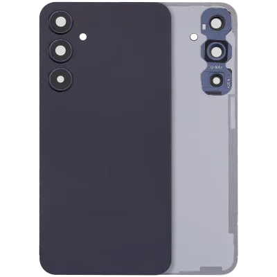 Задня кришка зі склом камери для Samsung Galaxy A35 5G (A356 / 2024) (No Logo) (Aftermarket Plus) (темносиній)