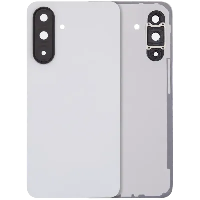 Back Cover Glass With Camera Lens For Samsung Galaxy A36 5G (A366 / 2025) (No Logo) (Aftermarket Plus) (White)