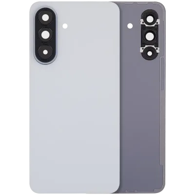 Задня кришка зі склом камери для Samsung Galaxy A37 5G (A376 / 2026) (No Logo) (Aftermarket Plus) (білий)