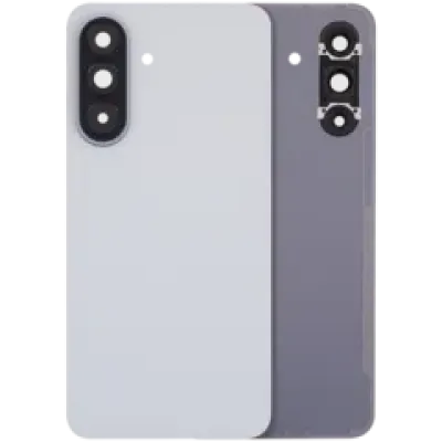 Задня кришка зі склом камери для Samsung Galaxy A37 5G (A376 / 2026) (No Logo) (Aftermarket Plus) (білий)