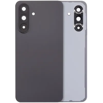 Задня кришка зі склом камери для Samsung Galaxy A56 5G (A566 / 2025) (No Logo) (Aftermarket Plus) (графітовий)