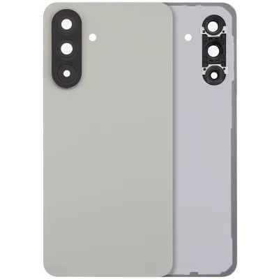 Back Cover Glass With Camera Lens For Samsung Galaxy A56 5G (A566 / 2025) (No Logo) (Aftermarket Plus) (Olive)