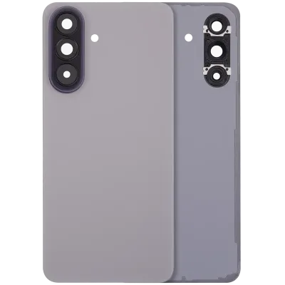 Back Cover Glass With Camera Lens For Samsung Galaxy A57 5G (A576 / 2026) (No Logo) (Aftermarket Plus) (Gray)