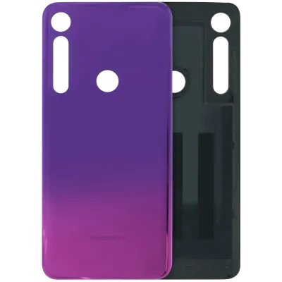 Back Cover Glass For Motorola One Macro (XT2016 / 2019) (Genuine OEM) (Purple)