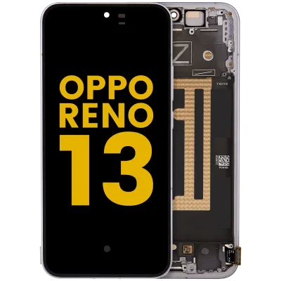 Дисплейний модуль (OLED) з рамкою для OPPO Reno 13 (Refurbished) (фіолетовий)