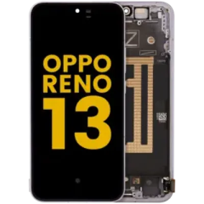 Дисплейний модуль (OLED) з рамкою для OPPO Reno 13 (Refurbished) (фіолетовий)